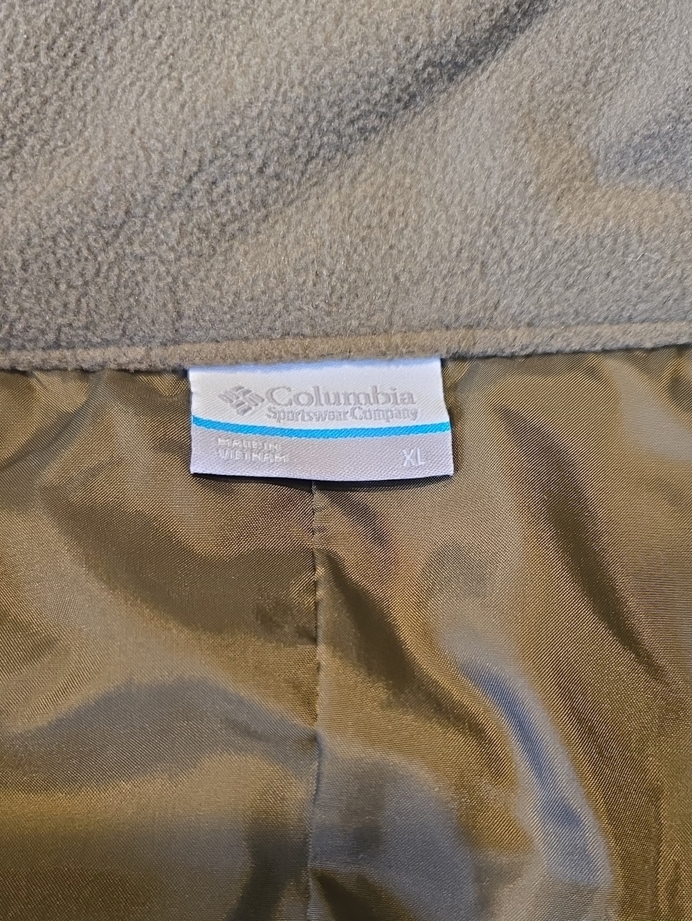 Columbia Olive Green Quilted Puffer Vest - Picture 3 of 4